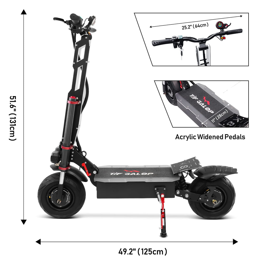 K8 scooter size